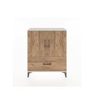 Arges Şifonyer 2 Raflı Tek Çekmeceli 2 Kapaklı 88x30x106 Aytaşı-Çam