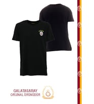 Galatasaray Forma- Galatasaray Lisanslı Tshırt-E88046 (Siyah)