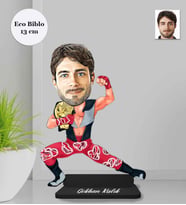 Kişiye Özel Güreş Smakdawn Erkek Ahşap Eco Biblo -1