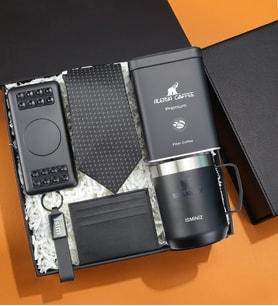 Kişiye Özel Stanley Termos Kartlık Anahtarlık Kahve Powerbank Kravat Babalar Günü Premium Hediye Seti