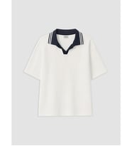 LCW Kids Beyaz Polo Yaka Erkek Çocuk Tişört