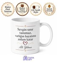 Sınırsız Sevgi Babaya Yazılı Kupa Bardak Babalar Günü Hediyesi