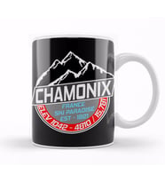 Ski Chamonix Mont Blanc Skiing Paradise Kupa Bardak Porselen