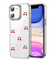Newface Apple iPhone 12 Fiyonk Desenli Kapak - Desen 9