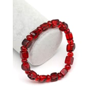 Damla Kehribar Bileklik – 8 × 9 mm  10 gr  18 cm
