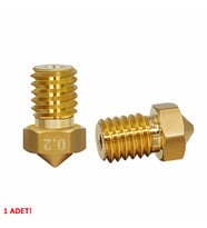 0.2mm x 1.75mm M6 Prinç Nozzle 3D Yazıcı Printer 1.75mm Filament Uyum MK8 CR-10 CR-10S Ender 3