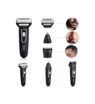 3'lü Set Saç Sakal Kesme Traş Makinesi Burun Kılı Alma Tıraş Makinesi