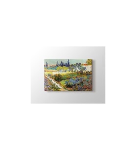 DBSanatevi Vincent Van Gogh - Garden At Arles Tablo 70 X 70 cm