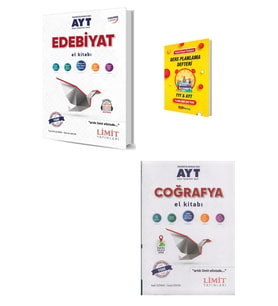 Limit AYT Edebiyat ve Coğrafya El Kitabı + Planlama Defteri