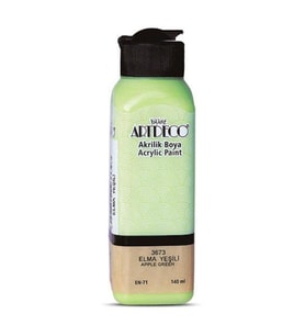 Artdeco Akrilik Boya 140 ML Elma Yeşili 070R-3673 (Karışık)