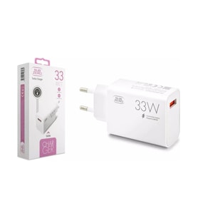 zero SG86 33W Turbo Fast Şarj Başlığı  Pd & Qc Destekli Hızlı Şarj Adaptörü (BEYAZ-SOHO GRİ)