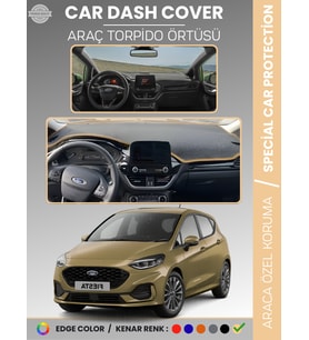 FORD FİESTA (2020+) Torpido Örtüsü Ön Göğüs Torpido Koruma Tam Uyum Çatlamayı Önler Kolay Montaj