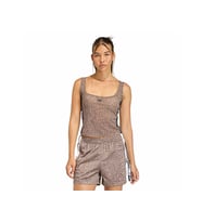 Adidas Aop Tank Top Kadın Günlük Crop Üst KD8822 Kahverengi