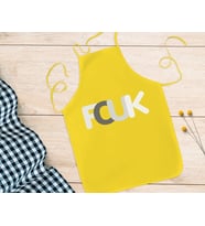 BK Gift Fcuk Tasarımlı Sarı Mutfak Önlüğü Aşçı Hediyesi, Arkadaşa Hediye-7