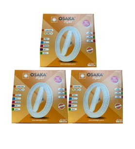 (3 Adet) Osaka 40W Sarı-Günışığı-Beyaz E27 Duylu Simit Ampul