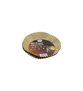 25PCS KÜÇÜK=TABAN 16CM-AĞIZ:22CM TABAK MODEL YUVARLAK AİR FRYER PİŞİRME KALIP KAĞIT 200 DERECEDAYANIKLI (4767)