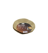 25PCS KÜÇÜK=TABAN 16CM-AĞIZ:22CM TABAK MODEL YUVARLAK AİR FRYER PİŞİRME KALIP KAĞIT 200 DERECEDAYANIKLI (4767)