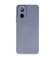 Oppo A38 Kılıf Nano İçi Kadife Silikon - Gri