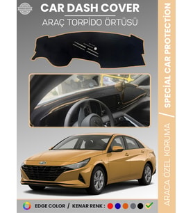 HYUNDAİ ELANTRA (2021+) Torpido Örtüsü Ön Göğüs Halı Araca Özel Çatlamayı Önler Kaymaz Kolay Montaj