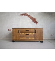 Deryawood tamamen masif ahşap çekmeceli konsol 140*43*90 cm
