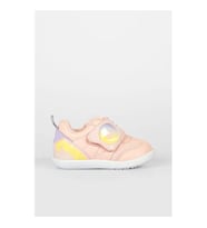 Vicco Donut Ortapedik Kauçuk Hafif Taban Cırtlı Bebe İlk Adım Spor Ayakkabı PUDRA