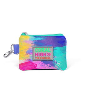 Coral High Kids Renkli Airbrush Desenli Bozuk Para Çantası 21838