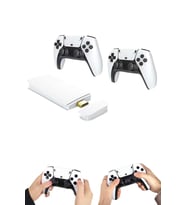 4K HD Görüntü Kaliteli Retro Game Stick 20000 Oyunlu Çift Kollu Beyaz Game Stick