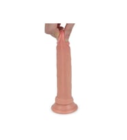 18 cm Çift Katmanlı Ultra Realistik ve Yumuşak Dokulu anl Dildo Penis