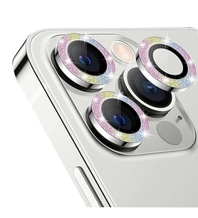 ALLY İphone 12 Pro Max 3D Metal Çerçeveli Kamera Lens Koruyucu-(5775) - HEP-3590-9271