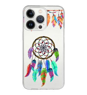 PrintiFy Apple  iPhone 13 Pro ile Uyumlu 1mm Slim Fit Nazar Boncuğu 6 Baskılı Şeffaf  Kılıf
