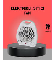 Northcity Mini Elektrikli Isıtıcı 2000W – Termostatlı Fanlı Isıtma Taşınabilir Tasarım