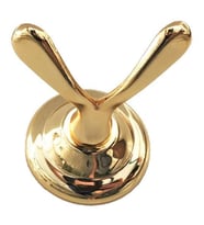 Lider dicle Gold Banyo Aksesuarı,Sarı Altın Renk İkili Askılık