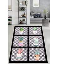 Chilai Home Dulce Flor Kaymaz Taban Yıkanabilir Antibakteriyel  Halı Yolluk