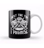 Just The Tip I Promise Tattoo Artist Pun Inked Kupa Bardak Porselen