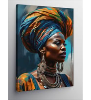 Kanvas Tablo Afrikalı Kadın