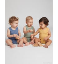 Minidamla Askılı Basic 3'lü set 1-18 Ay Çıtçıtlı Badi - Mavi