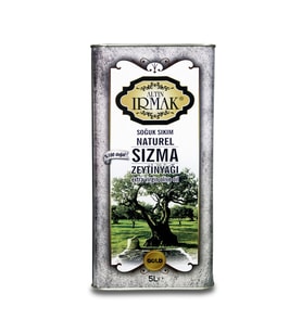 altın ırmak özel harman yeni sezon soğuk sıkım natürel sızma zeytinyağı 5lt
