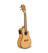 Lanikai QM-NACEC Quilted Maple Concert Elektro Ukulele (Naturel)  Doğal Akçaağaç Görünümü