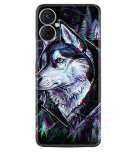 Tecno Spark 9T Kılıf Silikon Desen Özel Seri Dog Eyes 1761