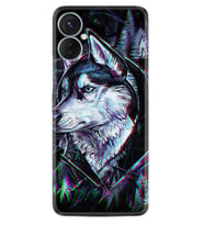 Tecno Spark 9T Kılıf Silikon Desen Özel Seri Dog Eyes 1761