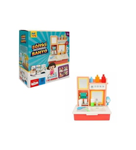 Eğitici Sesli Ve Müzikli Modern Banyo Lavabo Pembe