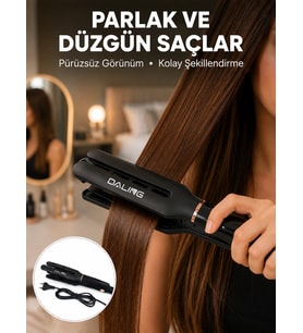 Saç Düzleştirici Seramik Plakalı 230c Hızlı Isınma 360° Kablo Yeni Nesil