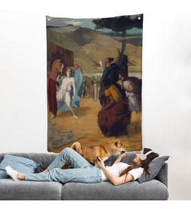 Edgar Degas - İskender ve Bucephalus Duvar Örtüsü-8056