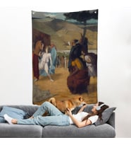 Edgar Degas - İskender ve Bucephalus Duvar Örtüsü-8056