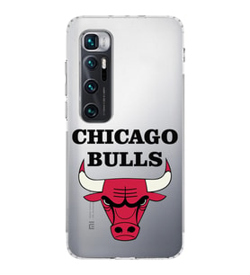 Xiaomi  Mi 10 Ultra  Kamera Korumalı Kapak Chicago Bulls Tasarımlı Şeffaf  Kılıf