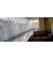 İP MODEL BEYAZ RENK İP PERDE 300*270 cm - 2 mm şerit