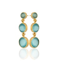 Kadir Jewellery 22 Ayar Altın Kaplama Vintage Küpe -El İşçiliği Ve Hipoalerjenik Küpe