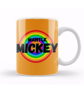 Michelangelo Quotes Gift   Vintage Retro Rainbow Style Kupa Bardak Porselen