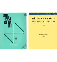 Mine Mucur Solfej Kitabı & Fontaine Ritim ve Zaman Duygusunun Temelleri (2 Kitap Set)