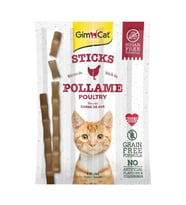 GimCat Sticks Tavuklu Ciğerli Kedi Ödül Çubukları 4 Parça- 20 Gr